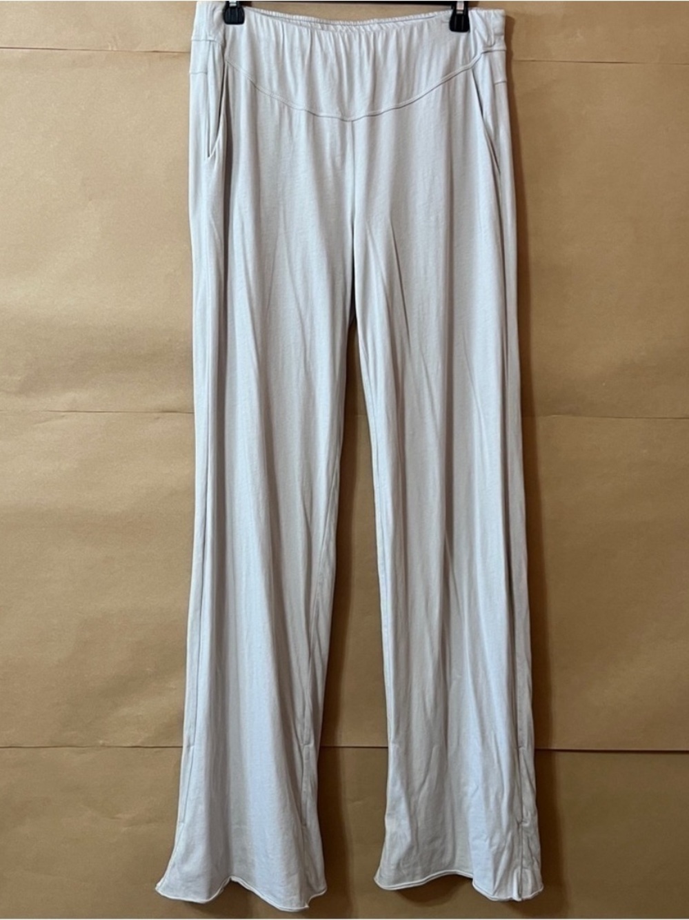 Lunya Pima Cotton Double Layer Sleep Pants ivory sz Large - original style - Picture 3 of 16